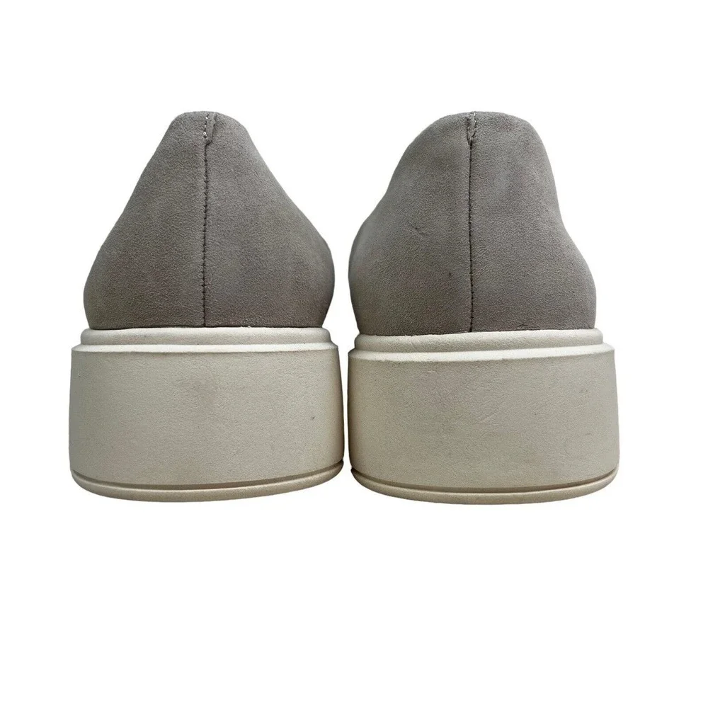 Vince Camuto Abbinna Sneaker Leather Gore Elastic Sides Grey‎ Women Size 7.5M